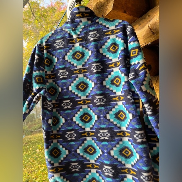 NWOT WESC Moritz Aztec Full-Zip Sherpa Fleece Jacket Men's Med - Women's Large - Picture 10 of 12